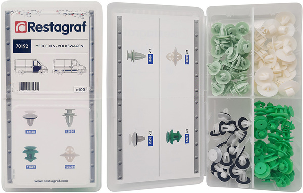 Restagraf Assortiment, bevestigingsmiddelen 70192