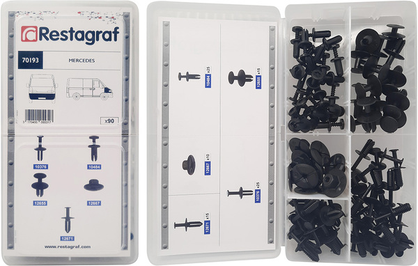 Restagraf Assortiment, bevestigingsmiddelen 70193