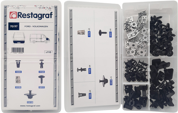 Restagraf Assortiment, bevestigingsmiddelen 70197