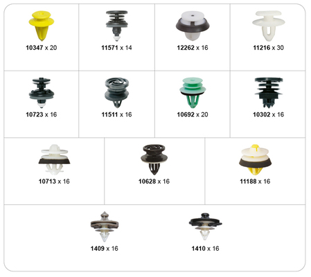 Restagraf Assortiment, bevestigingsmiddelen 88