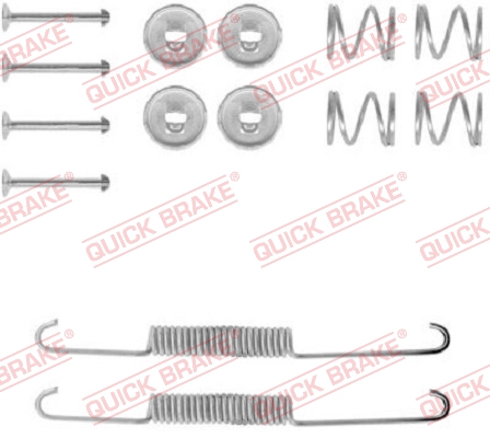 Quick Brake Rem montageset 105-0586