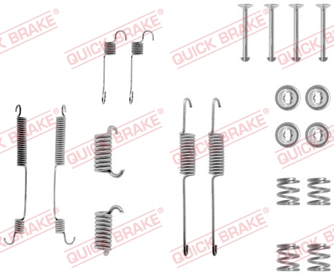 Quick Brake Rem montageset 105-0599