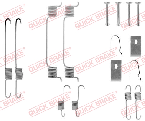 Quick Brake Rem montageset 105-0700