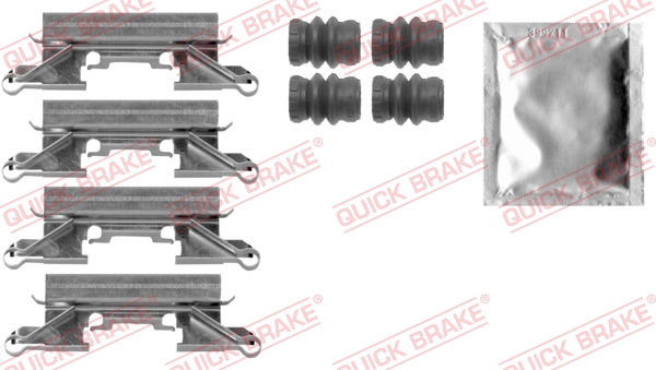 Quick Brake Rem montageset 109-0002