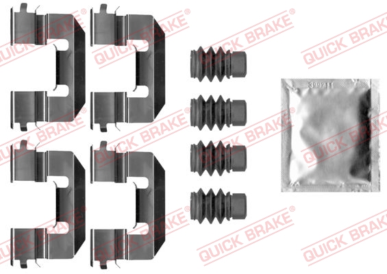 Quick Brake Rem montageset 109-0038