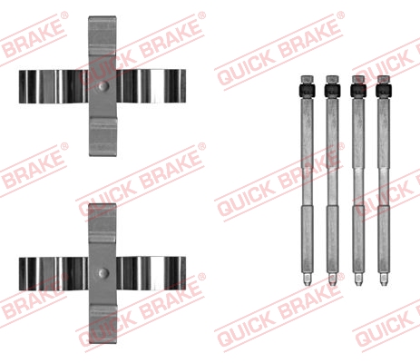 Quick Brake Rem montageset 109-0055