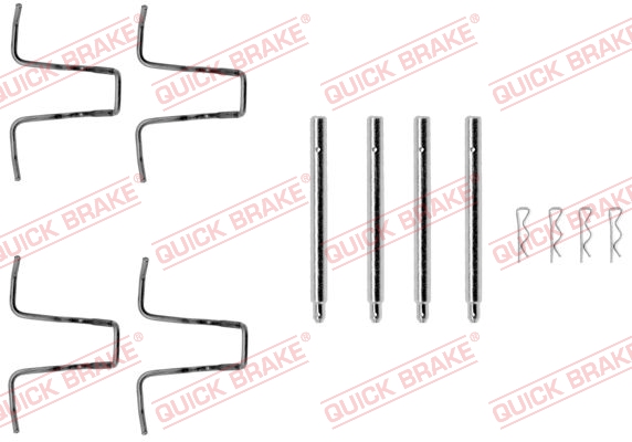 Quick Brake Rem montageset 109-0976