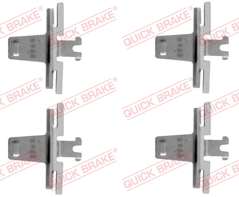 Quick Brake Rem montageset 109-1018