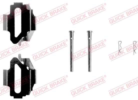 Quick Brake Rem montageset 109-1168