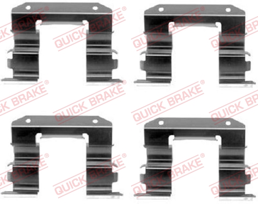 Quick Brake Rem montageset 109-1182