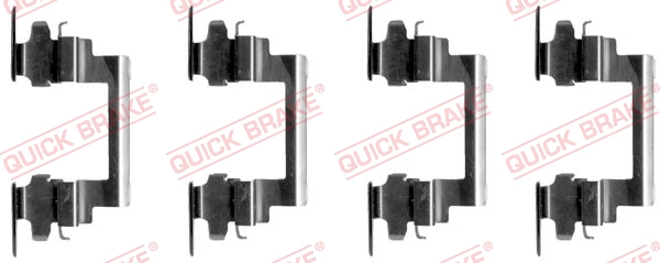 Quick Brake Rem montageset 109-1236