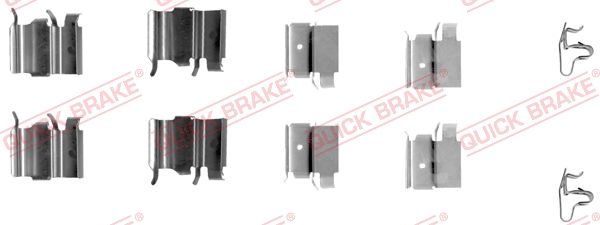 Quick Brake Rem montageset 109-1240