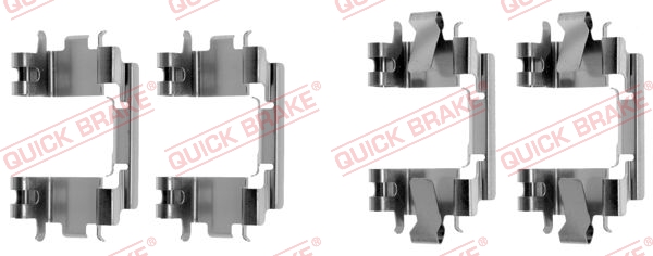 Quick Brake Rem montageset 109-1257