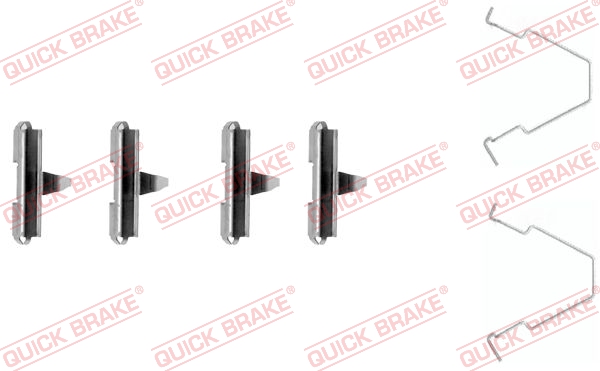 Quick Brake Rem montageset 109-1270