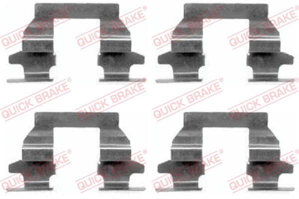 Quick Brake Rem montageset 109-1625