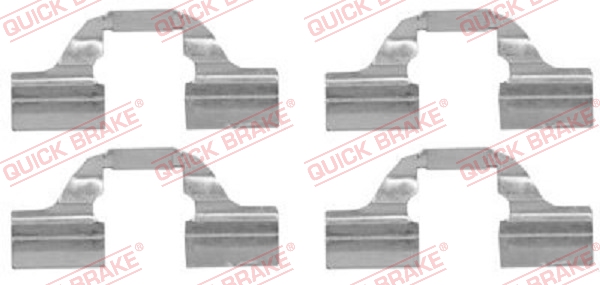 Quick Brake Rem montageset 109-1684