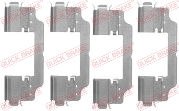 Quick Brake Rem montageset 109-1716