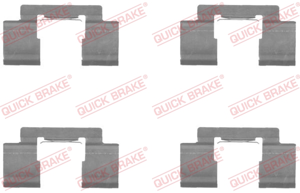 Quick Brake Rem montageset 109-1732