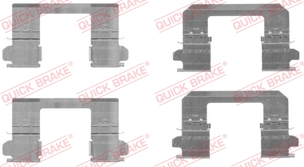 Quick Brake Rem montageset 109-1736