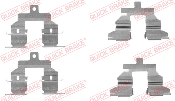 Quick Brake Rem montageset 109-1737