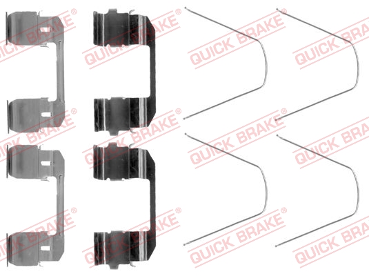 Quick Brake Rem montageset 109-1743