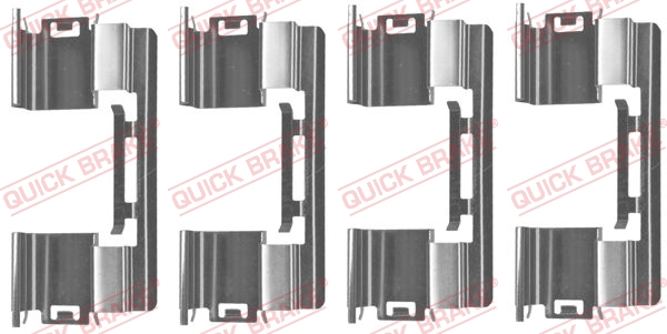 Quick Brake Rem montageset 109-1813