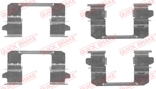 Quick Brake Rem montageset 109-1834