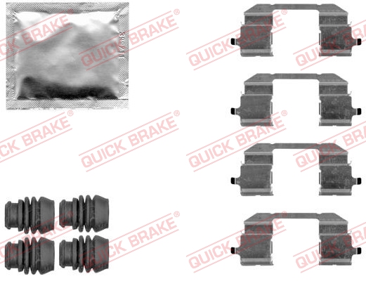 Quick Brake Rem montageset 109-1844