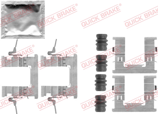 Quick Brake Rem montageset 109-1853