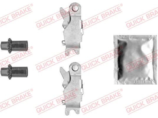 Quick Brake Remschoen ankerrol reparatieset 120 53 006