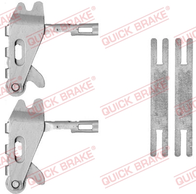 Quick Brake Remschoen ankerrol reparatieset 120 53 013