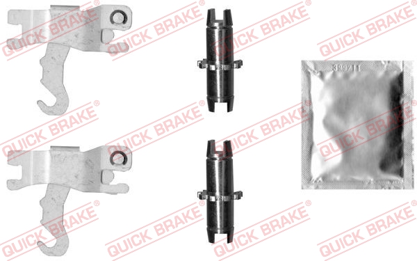 Quick Brake Remschoen ankerrol reparatieset 120 53 020