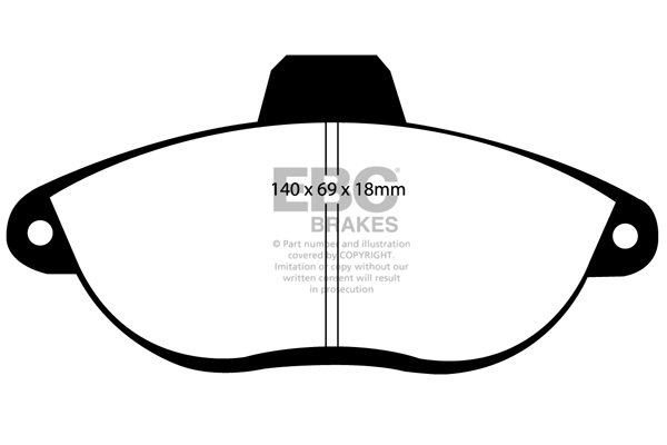 EBC Brakes Remblokset DP1053