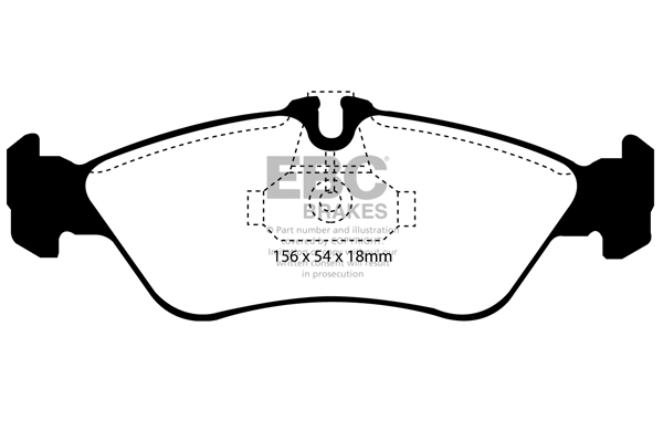 EBC Brakes Remblokset DP1070/2