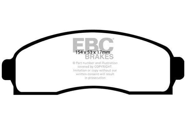 EBC Brakes Remblokset DP1617