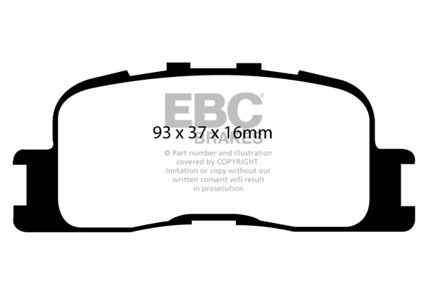 EBC Brakes Remblokset DP1716