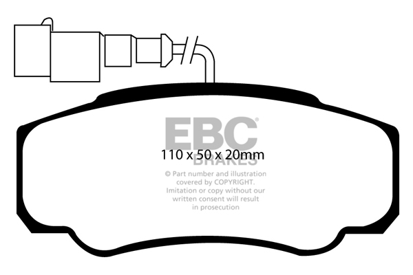 EBC Brakes Remblokset DP1957