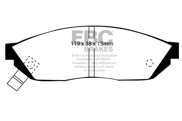 EBC Brakes Remblokset DP560