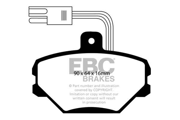 EBC Brakes Remblokset DP718/2