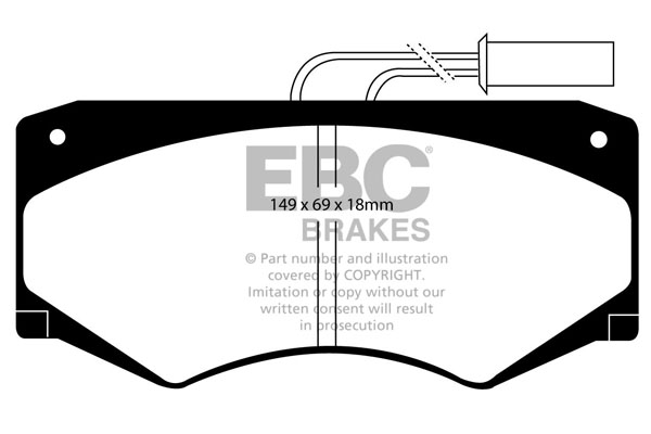 EBC Brakes Remblokset DP721