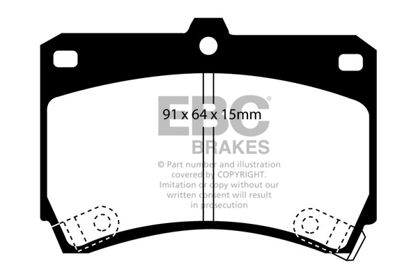 EBC Brakes Remblokset DP2884