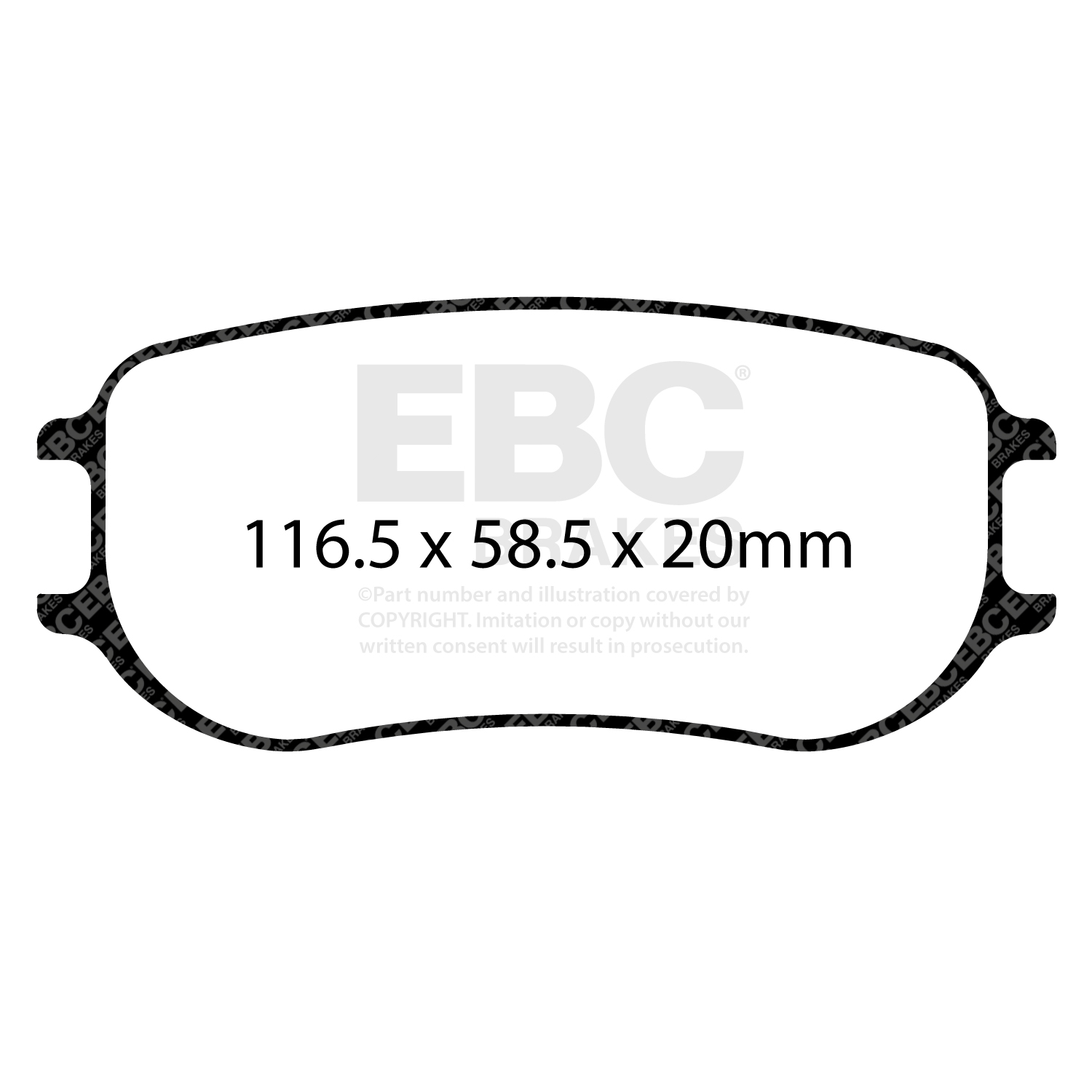 EBC Brakes Remblokset DP8081/2RPX