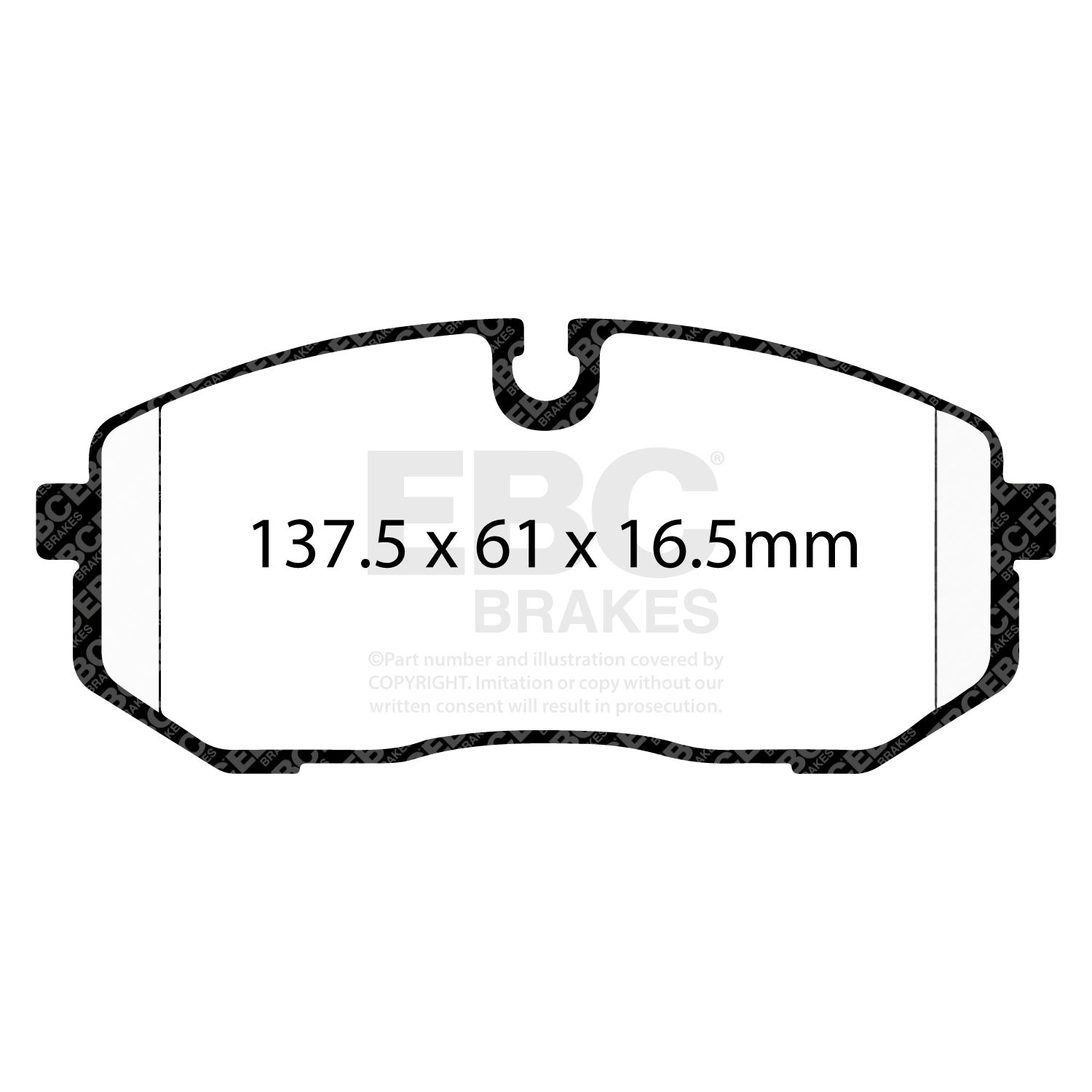 EBC Brakes Remblokkenset, schijfrem DP52500NDX