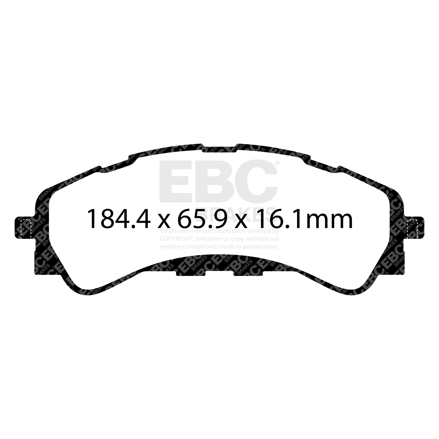 EBC Brakes Remblokkenset, schijfrem DP43107R