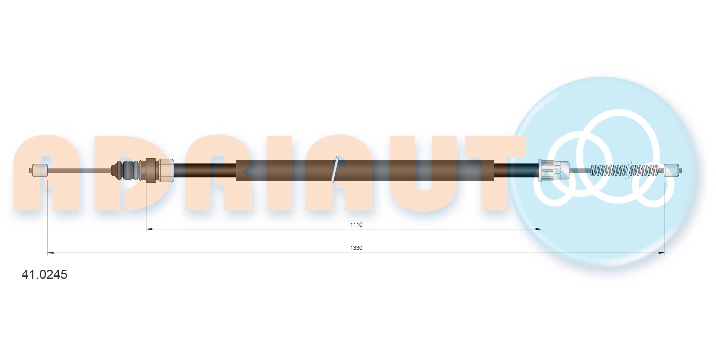 Adriauto Handremkabel 41.0245