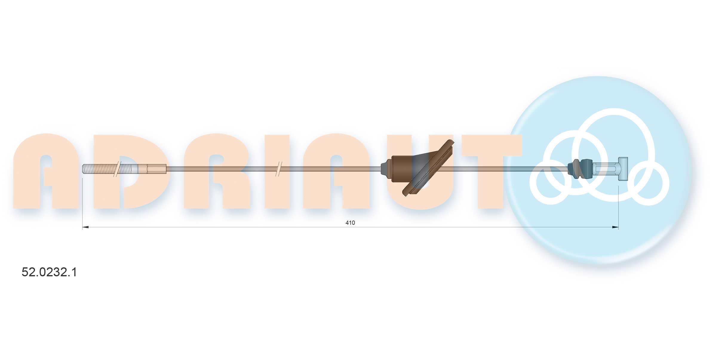 Adriauto Handremkabel 52.0232.1