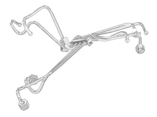 Engitech Hoge drukleiding, injectiesysteem ENT040031