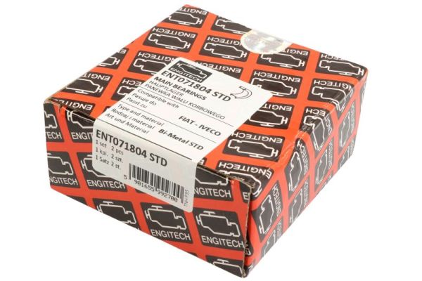 Engitech Hoofdlager ENT071804 STD