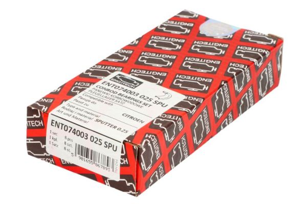 Engitech Drijfstanglagerset ENT074003 025 SPU