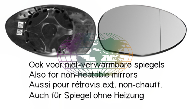 Bodermann Buitenspiegelglas 0471066